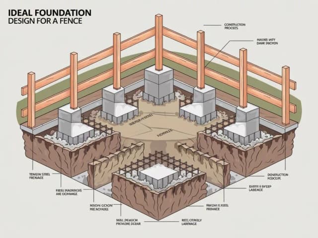 Jaki fundament pod ogrodzenie: uniknij błędów przy wyborze fundamentu